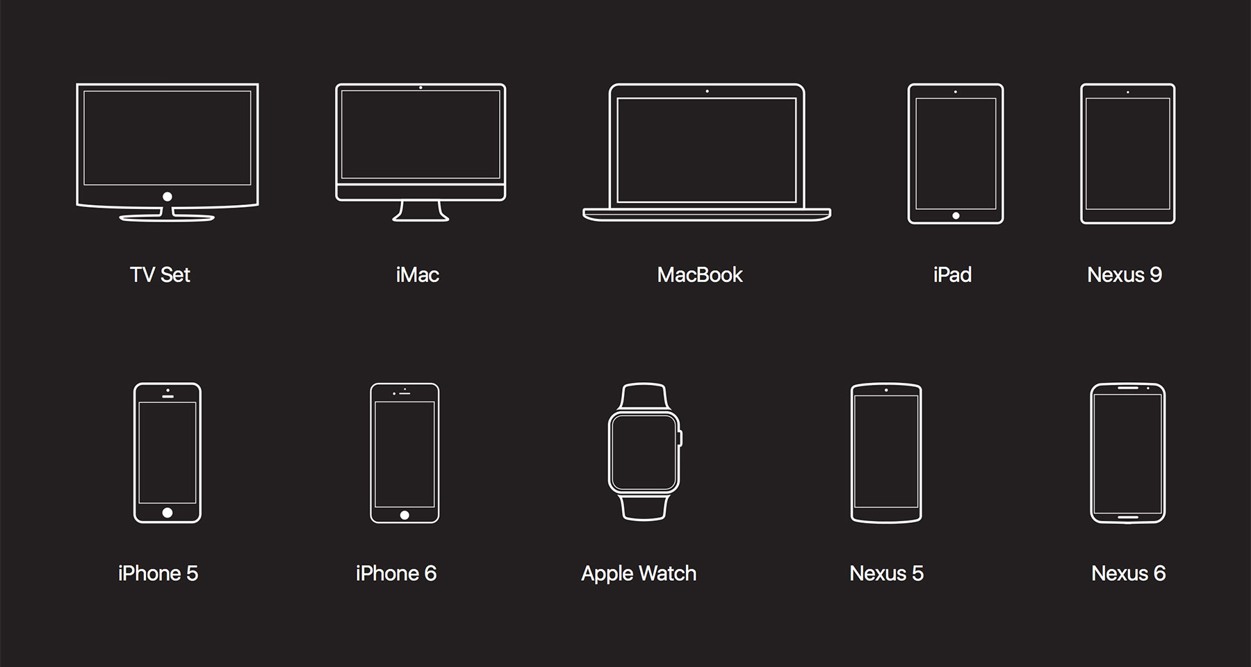 Digital Device Icons