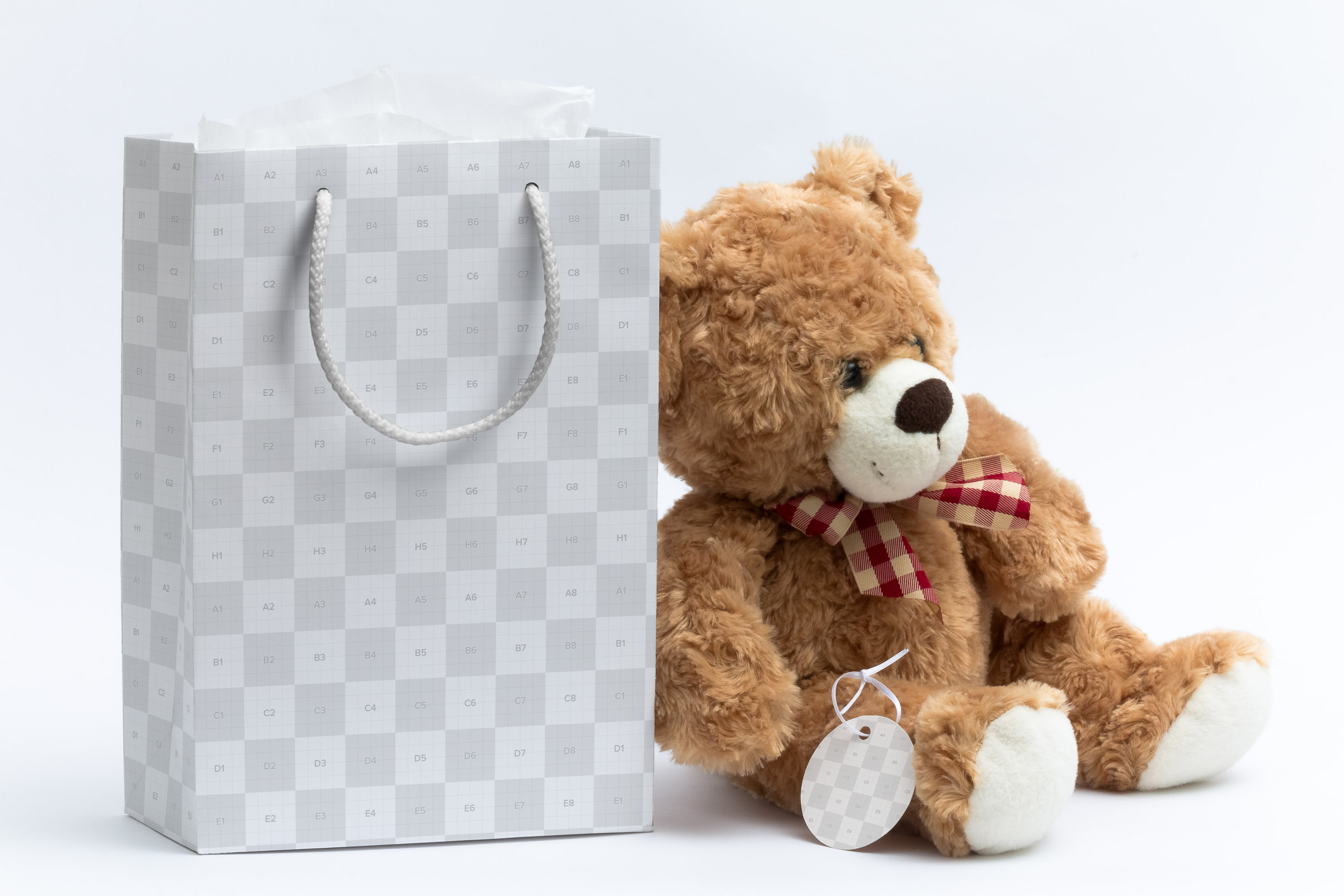 品牌商店购物袋外观设计样机模板01 Shopping Bag Mockup 01插图(2)