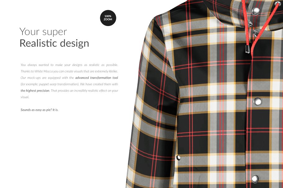 防水雨衣服装样机套装插图(8)