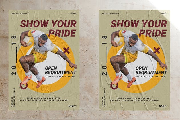 体育运动赛事活动海报设计模板 Sport Poster插图(2)