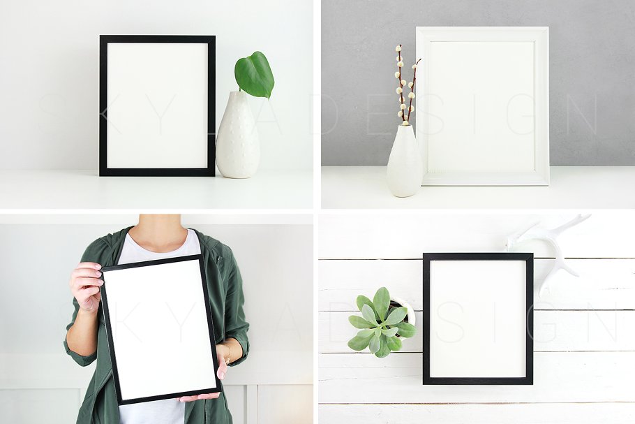 相框和海报展示样机 Picture frame & Poster mockup photos插图(3)