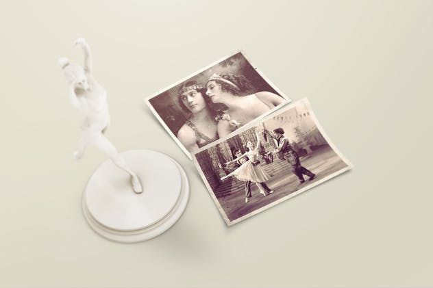 复古残旧相框样机 Vintage Photo Mockups插图(6)