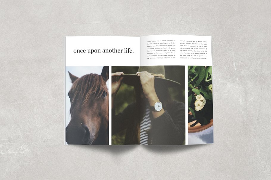 多用途的设计杂志模板 Minimalista Magazine插图(1)