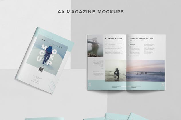 43款个性独家杂志样机模板 43 Magazine Mockups Bundle插图(9)