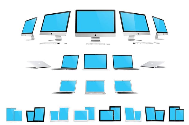 Apple系列产品设备样机超级套装 i Mock Up Super Pack插图(4)