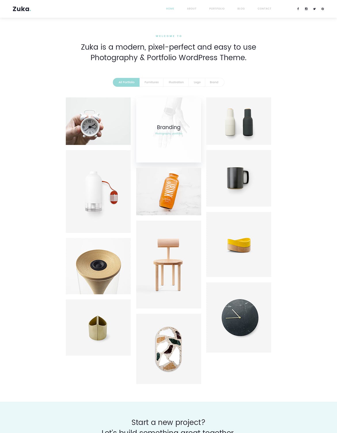 响应式设计风格多用途网站设计PSD模板 Zuka | Responsive Multi-Purpose PSD Template插图(4)