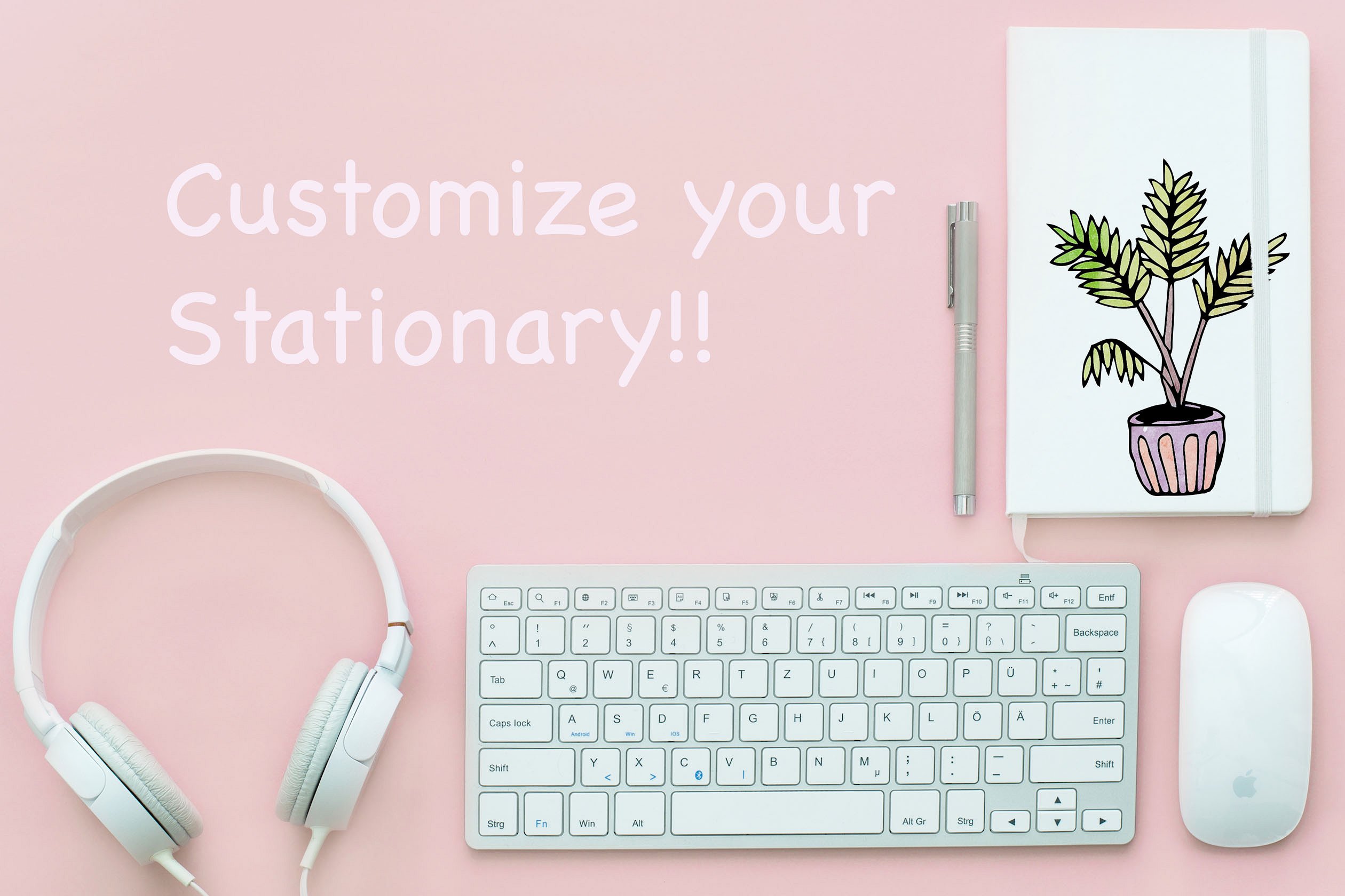 精致的室内植物剪贴画和涂鸦风格卡通素材下载[png]插图(5)