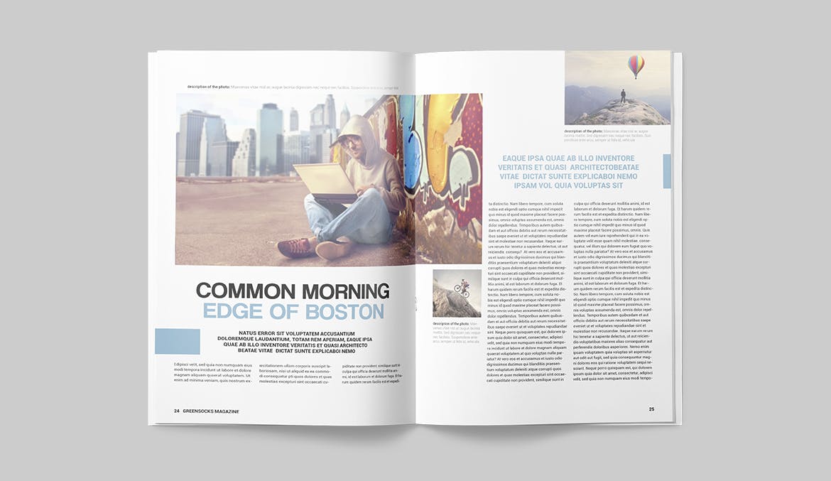 多用途素材库精选杂志版式设计InDesign模板 Magazine Template插图(12)