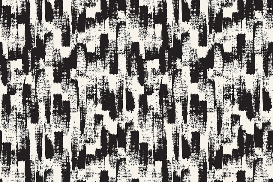 笔刷笔画图案无缝图案背景v5 Brush Strokes. Seamless Patterns v.5插图(4)