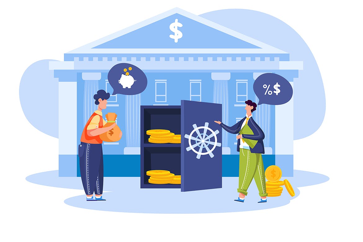 金融财务主题矢量插画设计素材包 Financial Illustrations Pack插图(9)