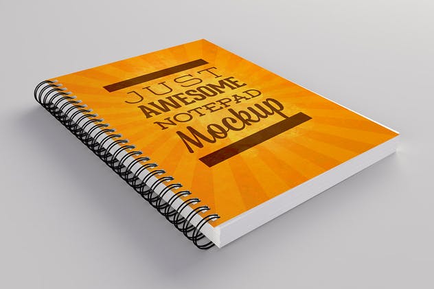 活页记事本样机套装 Notepads Mockups Pack插图(2)