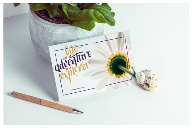 贺卡/邀请函样机模板 Greeting Card  / Invitation Mockup插图(1)