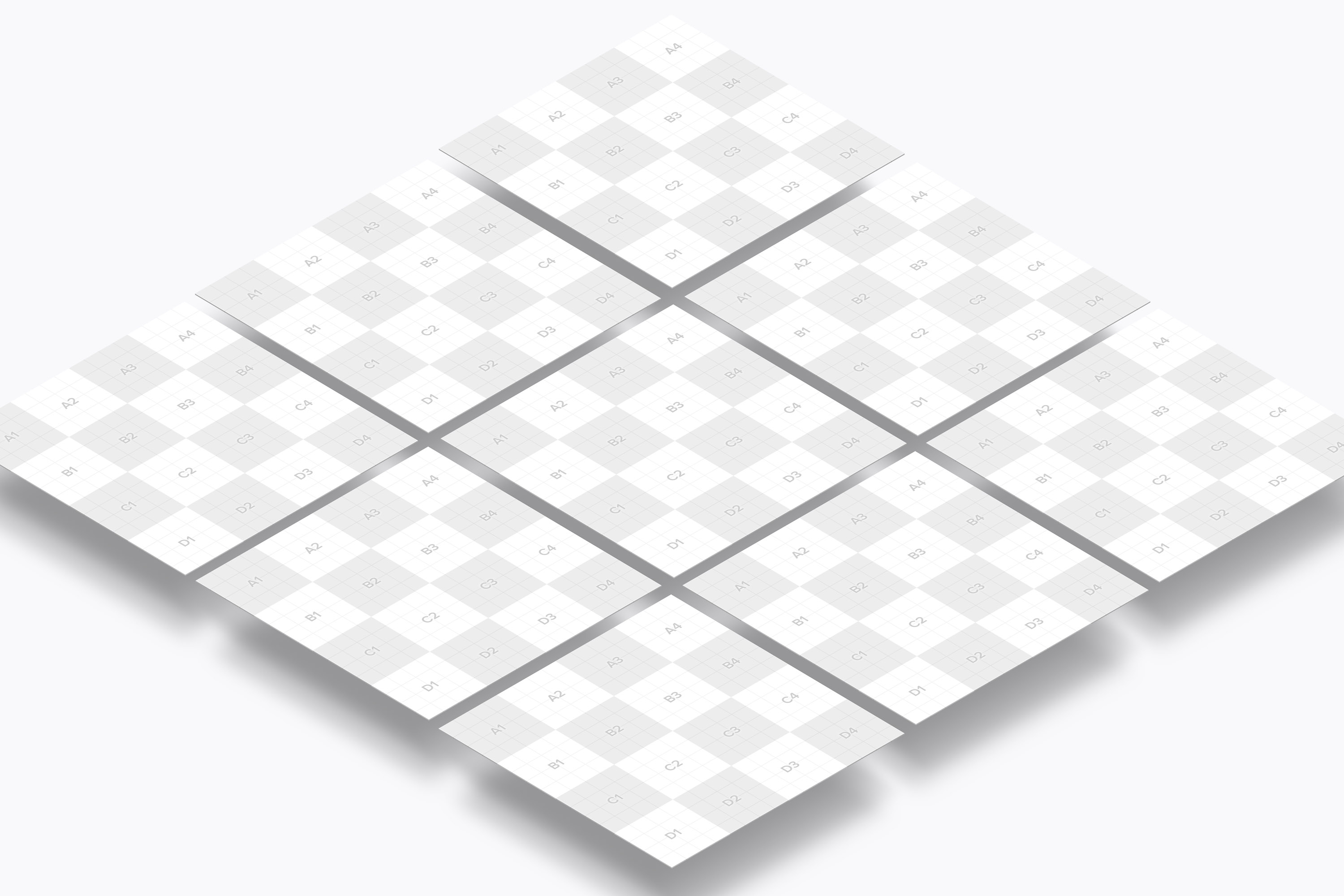 方形自媒体社交宣传设计效果图透视样机03 Square Perspective Mockup 03插图(2)