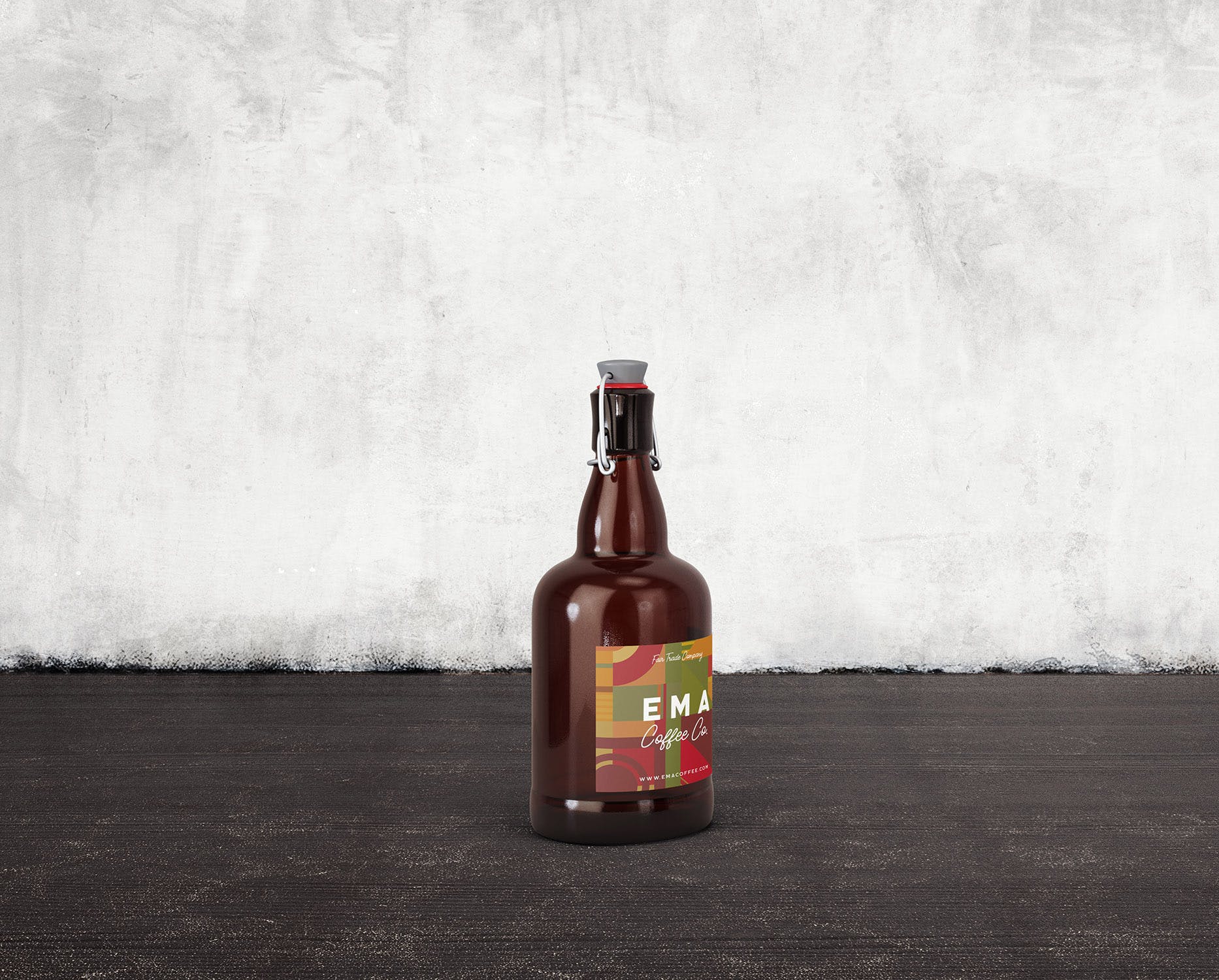 6个啤酒/咖啡/牛奶瓶外观设计素材库精选v1 6 Beer Coffee Milk Bottles Mockups 1插图(4)