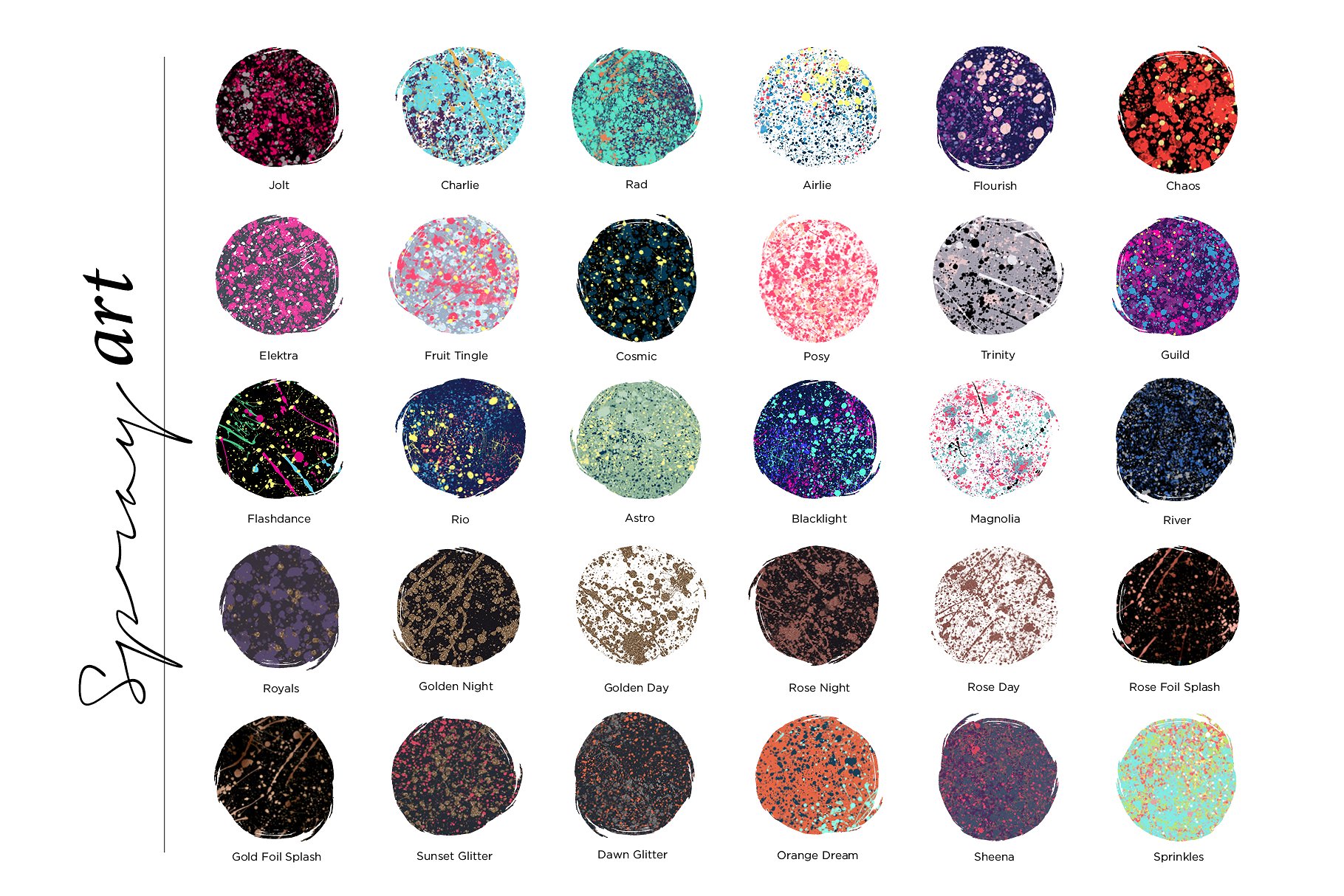 极力推荐：价值150美金的现代纹理合集 300 Modern Textures Bundle插图(20)