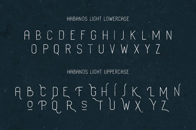 经典复古英文字体 Habanos Retro Font插图(11)