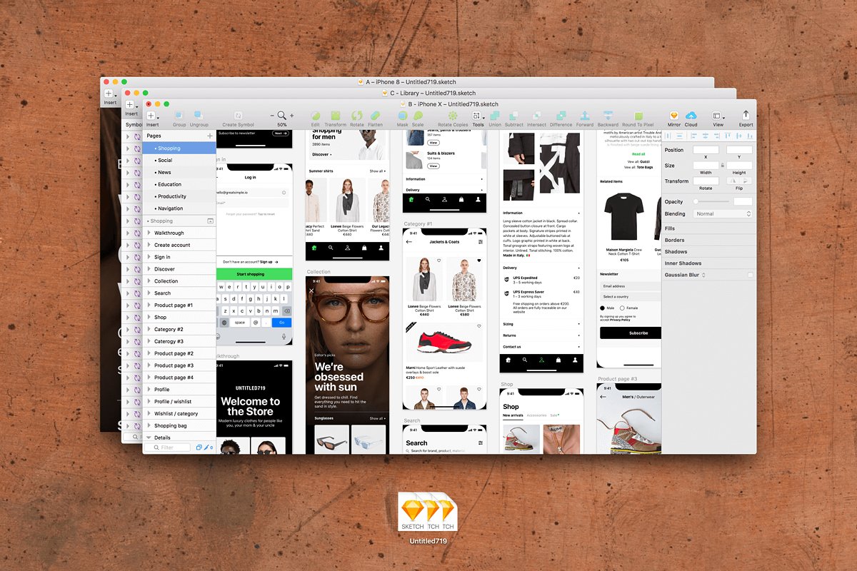 高端iOS 电商UI工具包iPhone X插图(4)