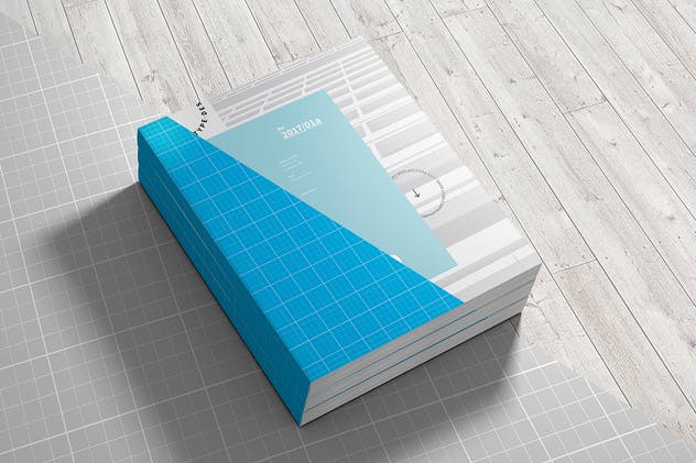 简装软封面杂志书样机 Book Mock-up插图(8)