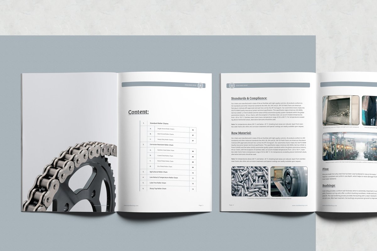 时尚极简主义产品目录杂志模板插图(1)