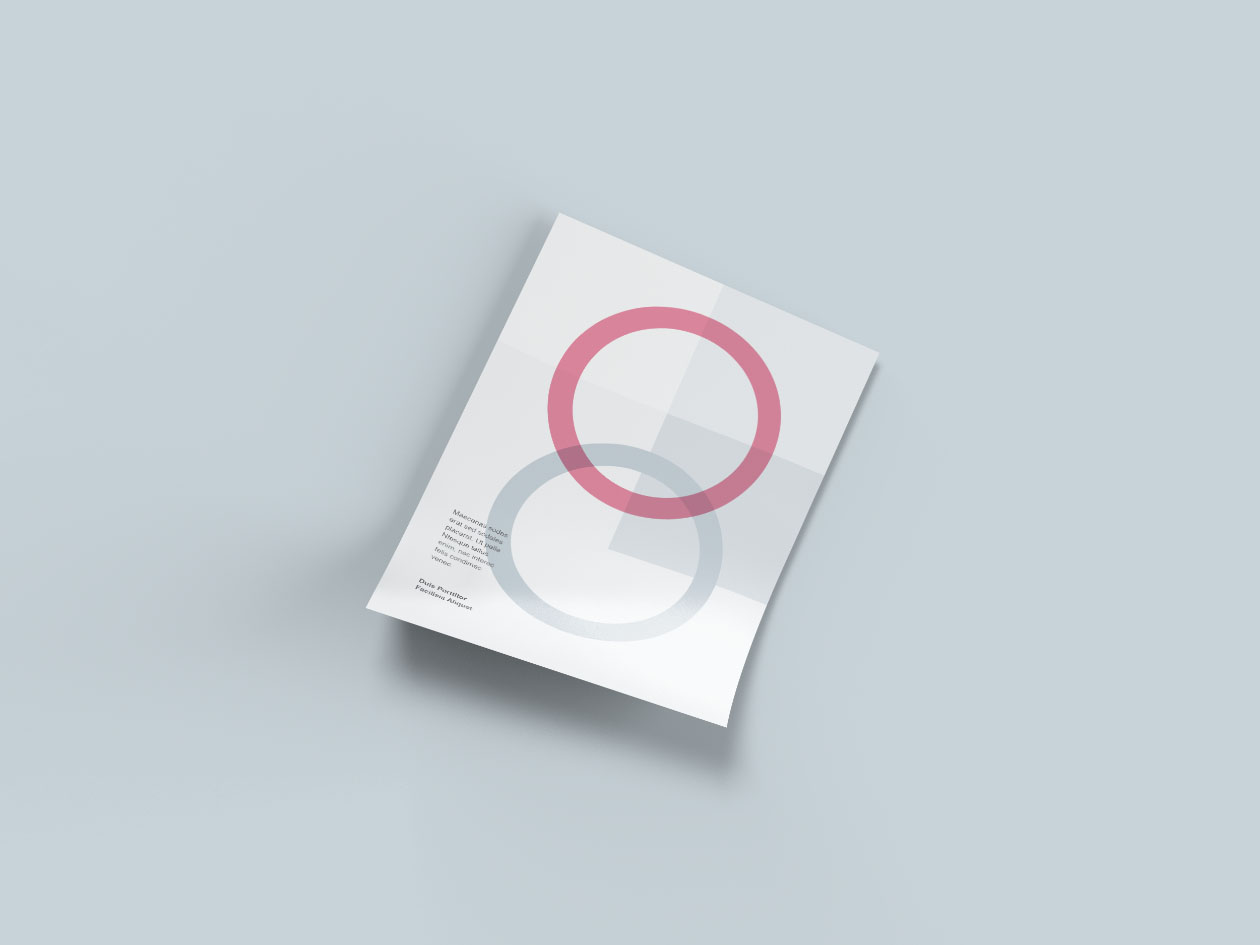 A4尺寸信纸设计效果预览样机 A4 Paper Mockup插图(1)