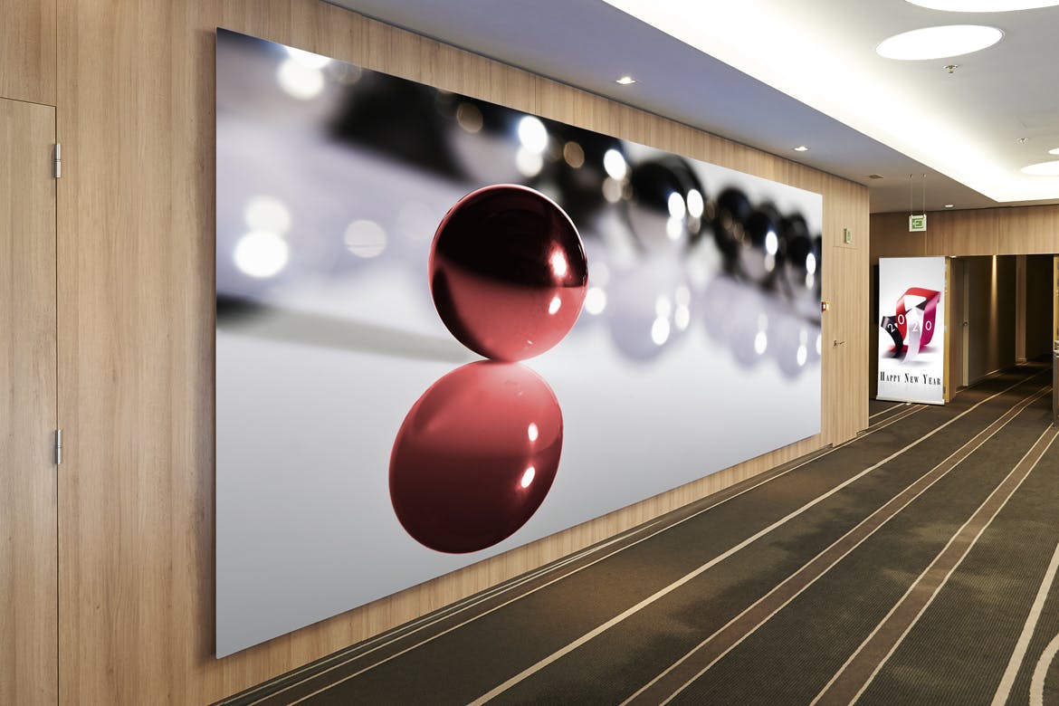 会议厅巨无霸广告牌样机素材库精选模板 Conference_Hall_Frame-Mockup插图(2)