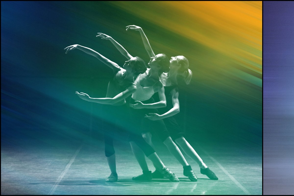 专业运动光线照射效果动态照片叠层背景插图(2)