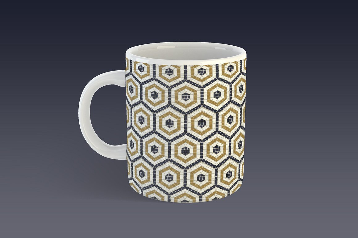 罗马镶嵌图案纹理 Roman Mosaic Repeat Patterns插图(5)