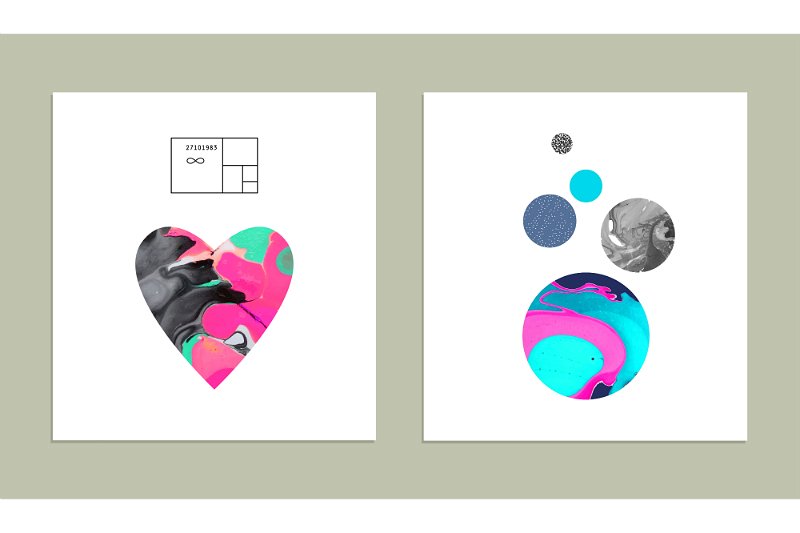 时尚抽象大理石材质颜料纹理 Artistic textures. Part 3插图(3)