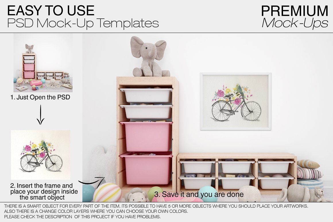 温馨可爱的孩子房间展示模型下载[psd]插图(6)