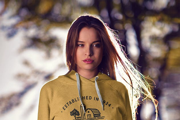 时尚服装连帽衫样机Vol.1 Hoodie Mock-Up Vol.1插图(2)