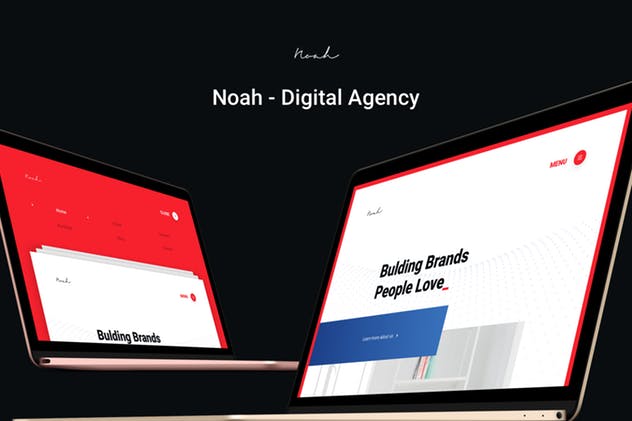 创意代理业务网站/自由职业者个人网站设计UI模板 Triple – Creative Multi-Purpose Portfolio Template插图(4)