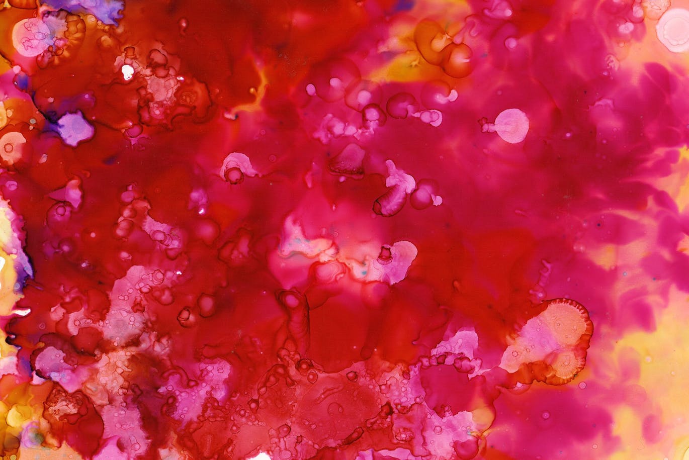 13种酒精水彩混合肌理纹理素材 Pink Ink Textures插图(1)
