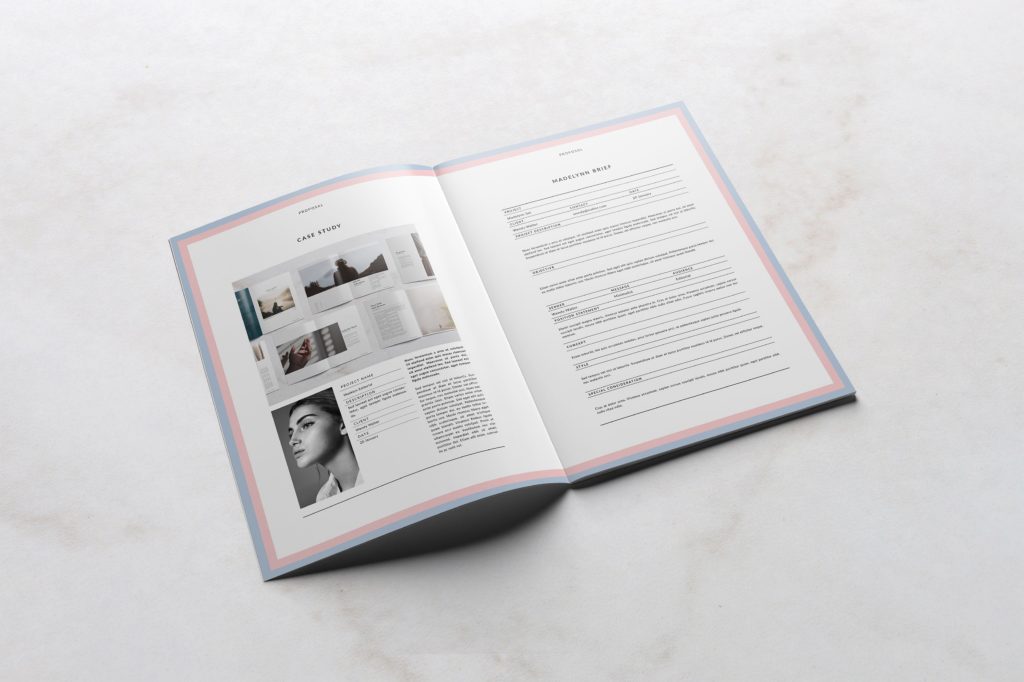 优雅简洁的画册模版下载[indd]插图(4)