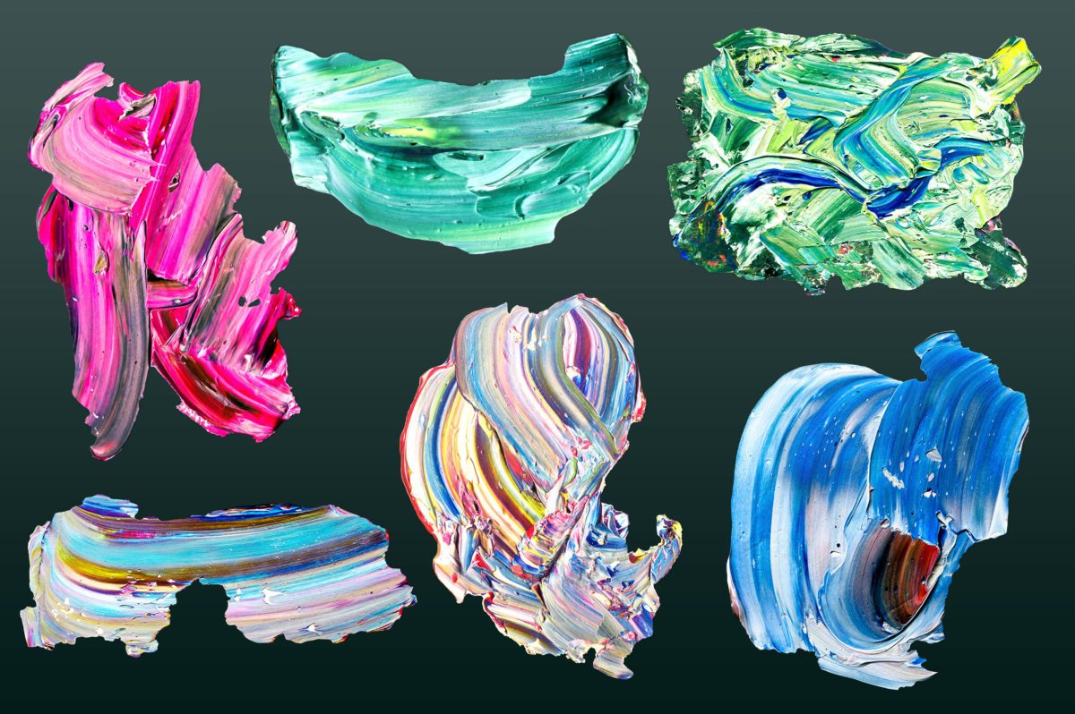 创意抽象纹理系列：金黄色颜料抽象纹理 Golden Paint插图(7)