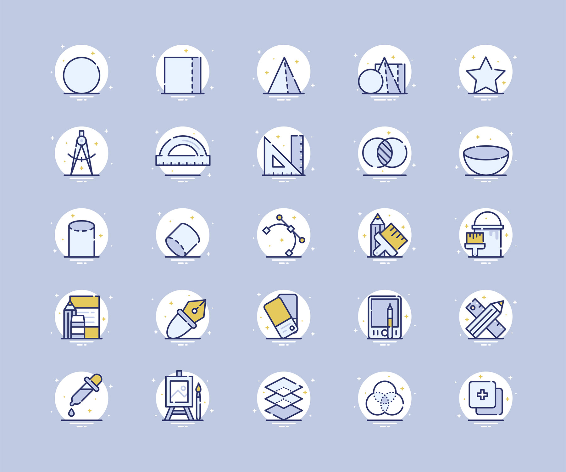 25 枚设计图形图标