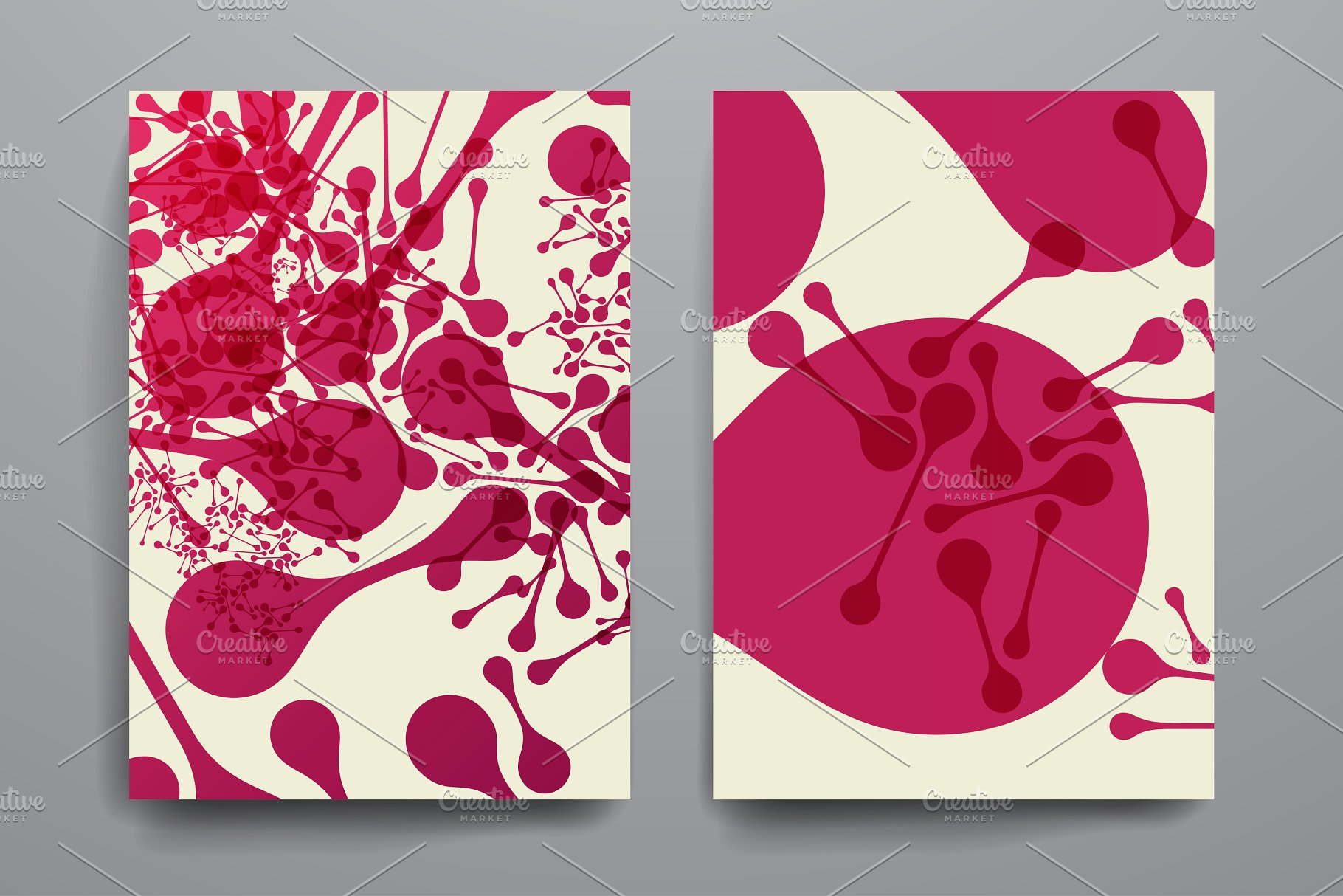 抽象几何图案背景纹理素材 Abstract Templates and Backgrounds插图(1)