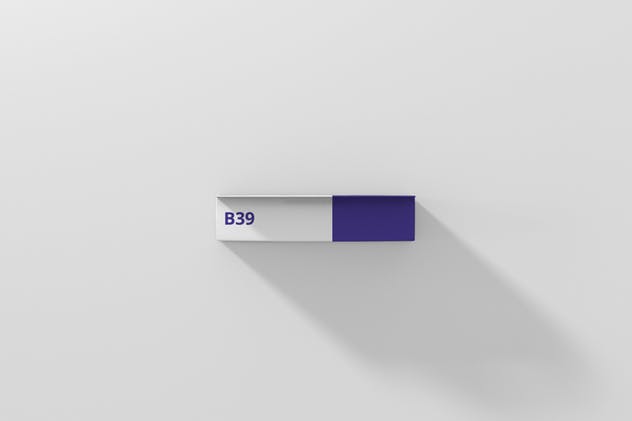 带挂钩的宽小矩形盒子样机 Box Mockup – Wide Small Rectangle with Hanger插图(5)