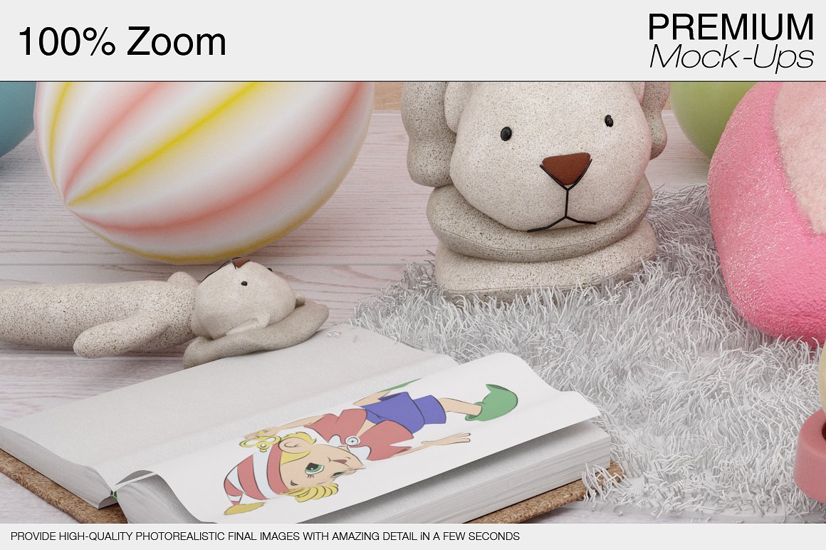 温馨可爱的孩子房间展示模型下载[psd]插图(4)