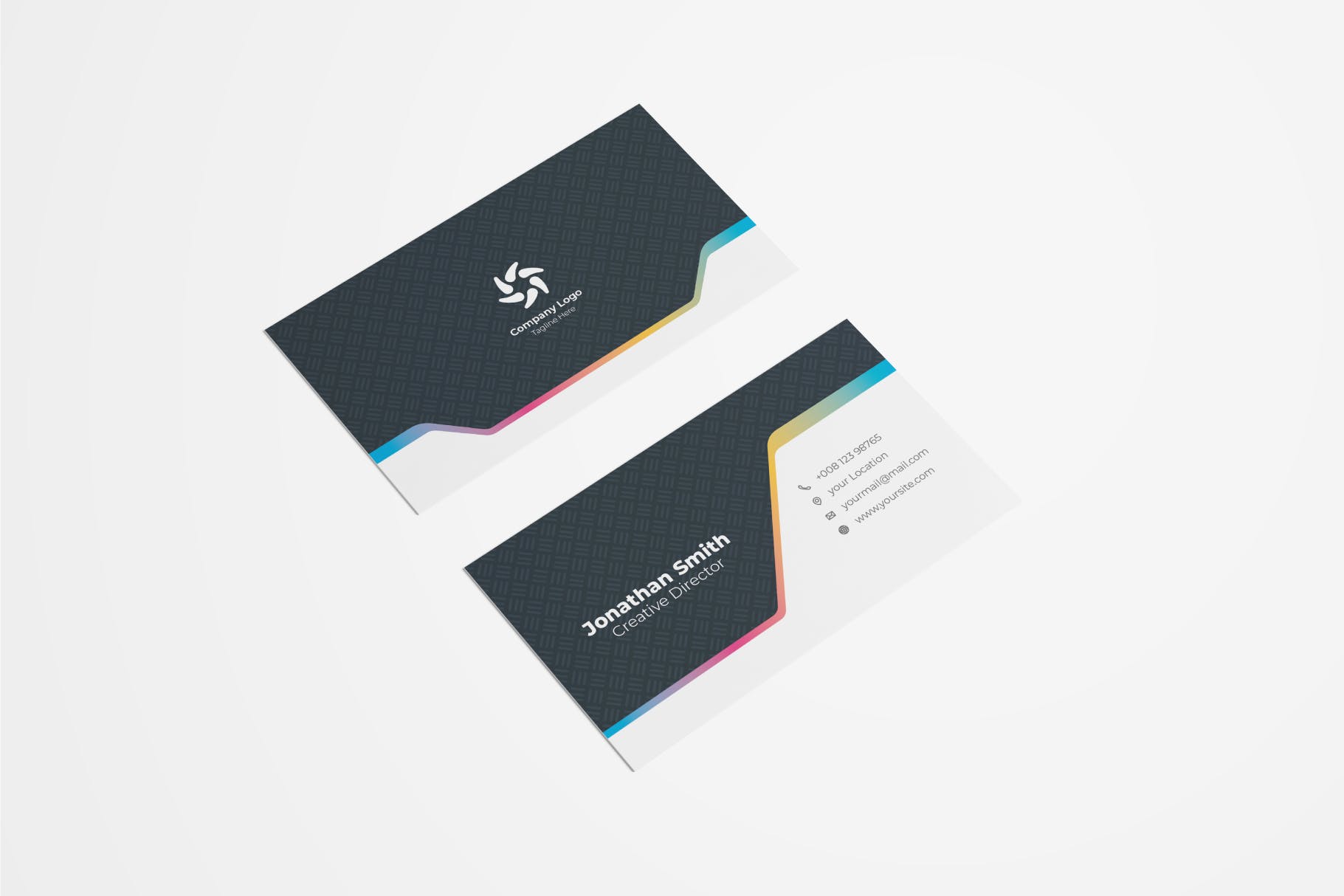 装潢设计公司素材库精选名片模板v40 Business Card Template.v40插图