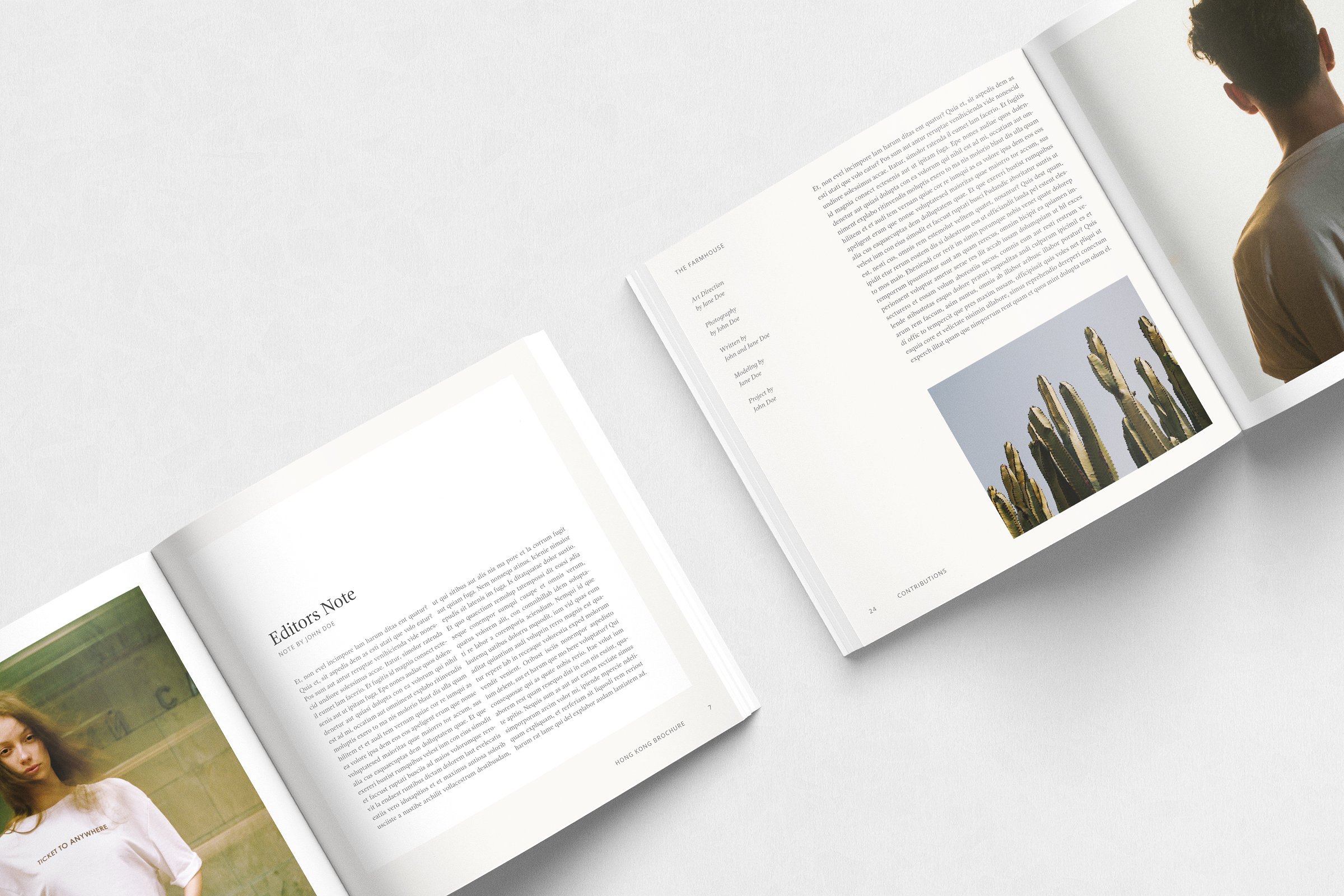 时尚摄影产品画册设计模板 Hong Kong Brochure插图(6)