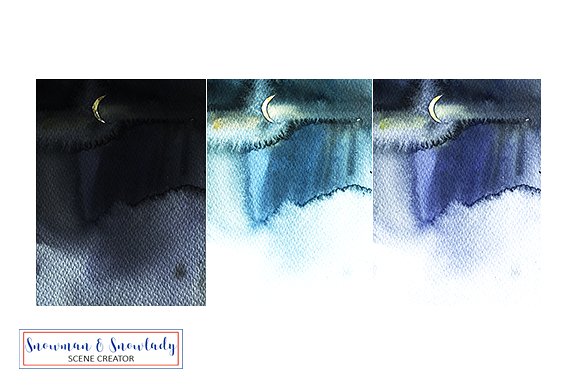 雪人圣诞水彩剪辑集 Snowmen Christmas Clipart Collection插图(12)