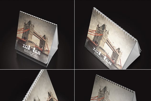 桌面日历设计展示样机模板v3 Desk Calendar Mock-Up vol.3插图(8)