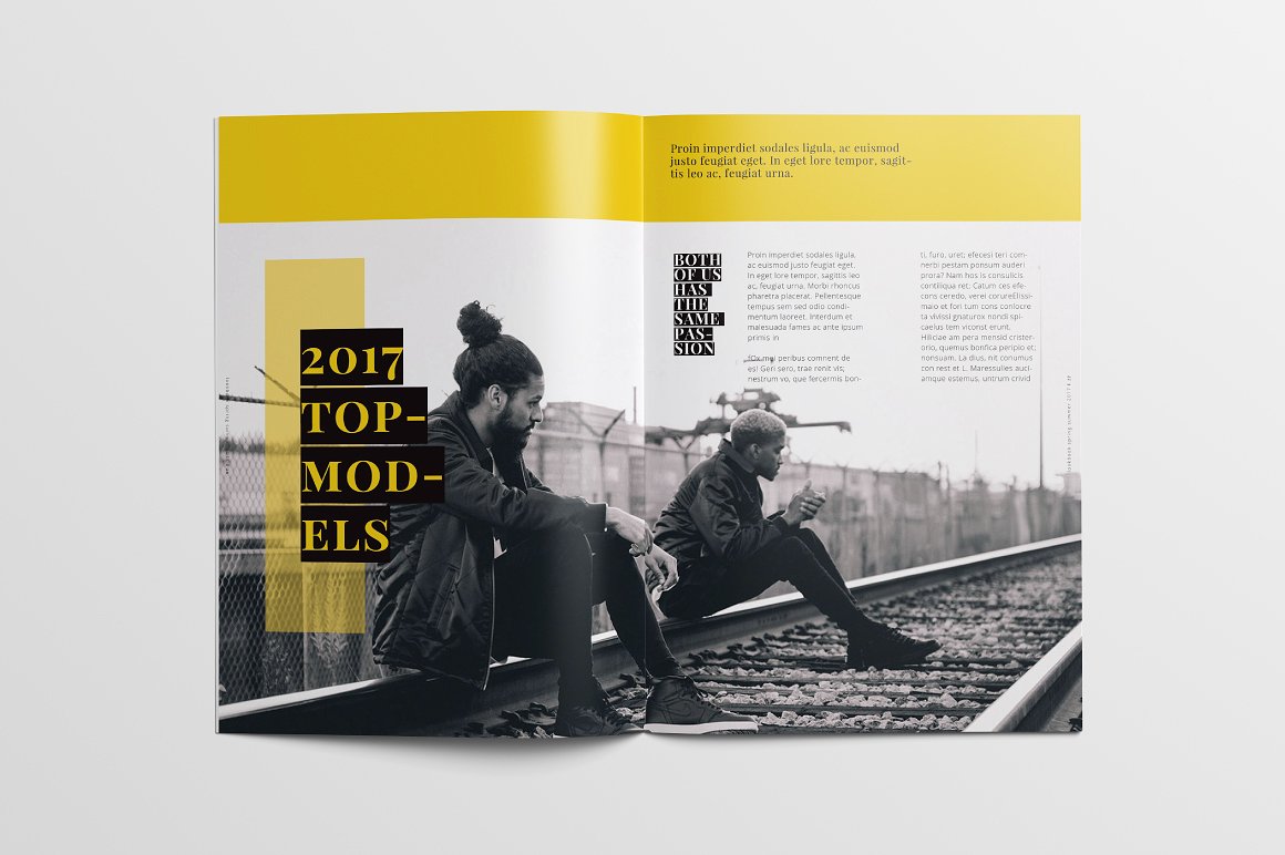 时尚极简的代言人简介杂志模板下载[indd]插图(13)