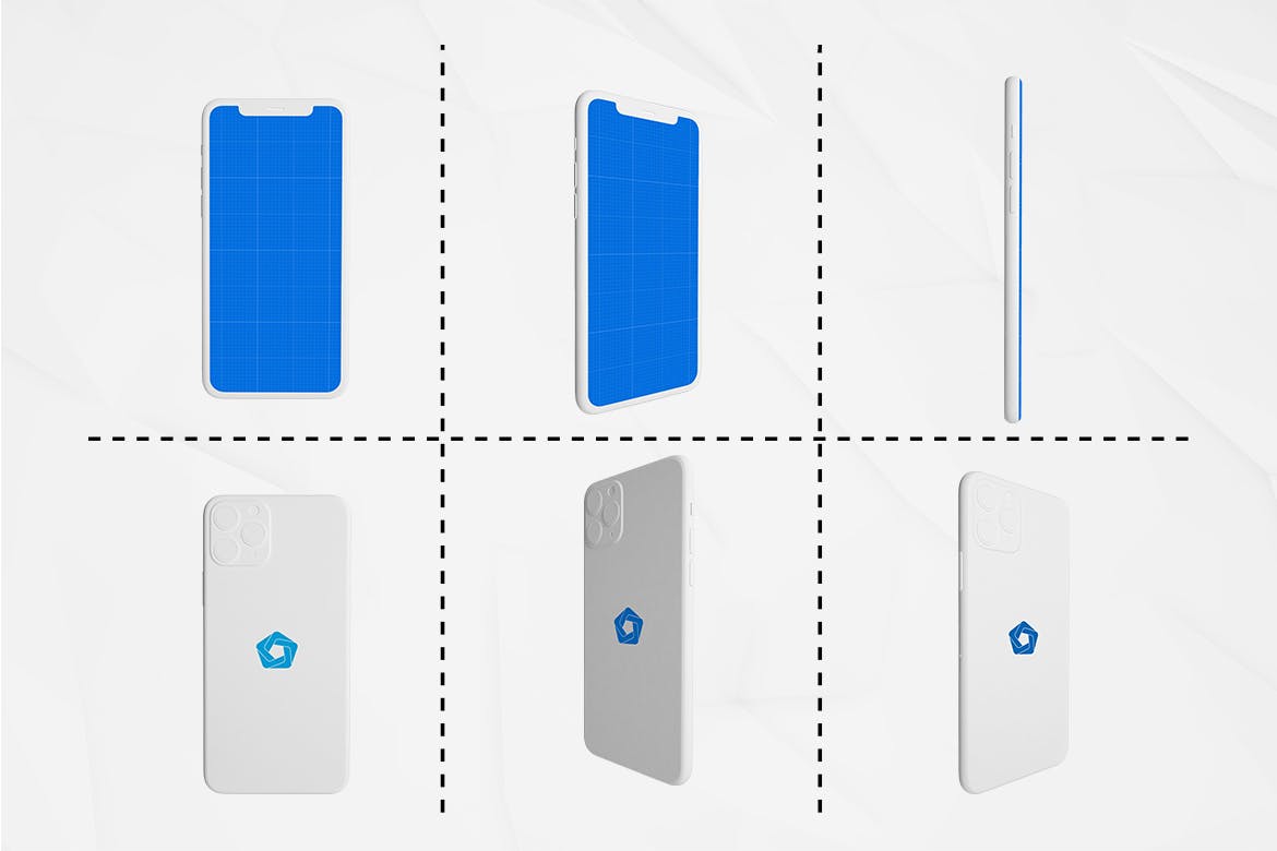 简约设计风格iPhone 11手机素材库精选样机套件 Clean iPhone 11 Kit插图(2)