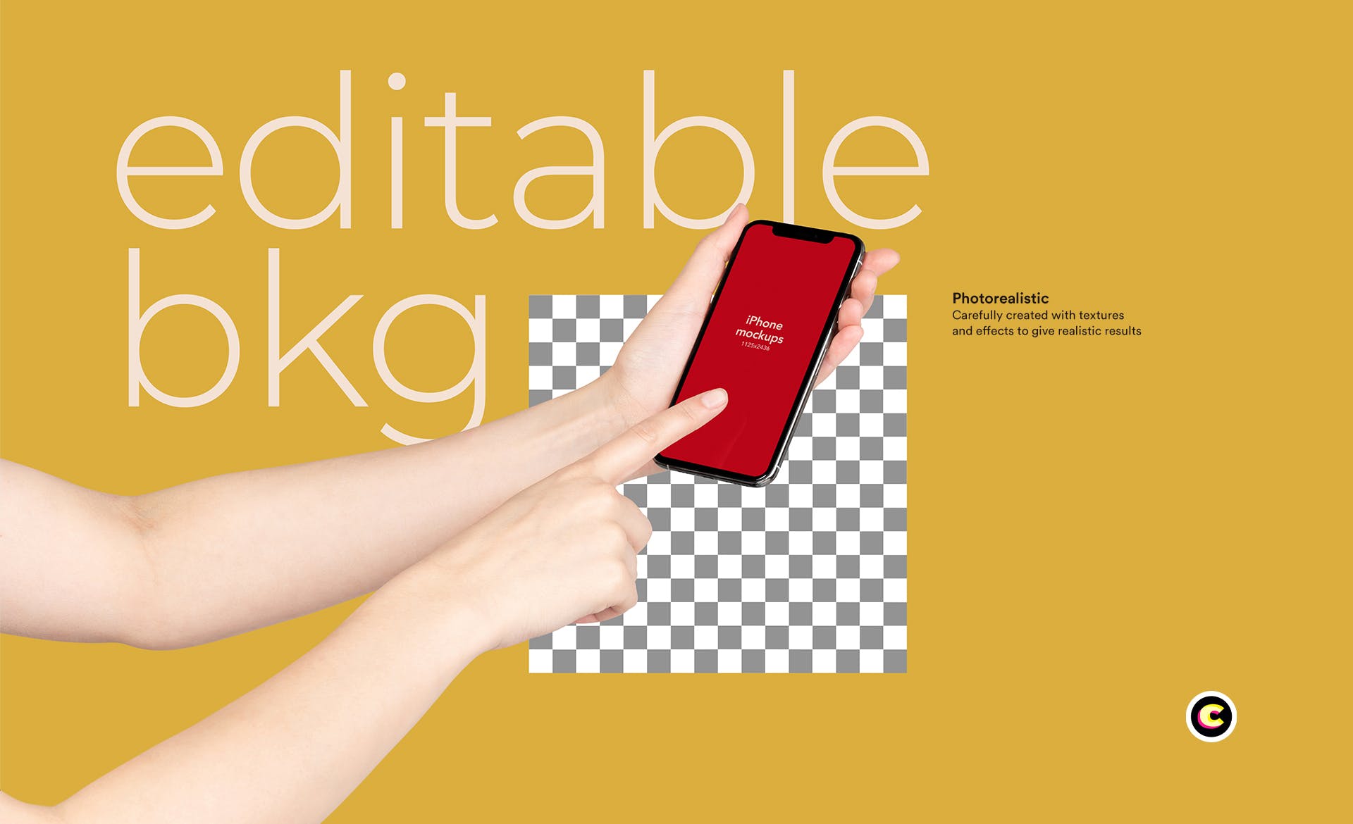 手持iPhone 11手机屏幕演示预览样机模板 iPhone 11 Mockup插图(1)