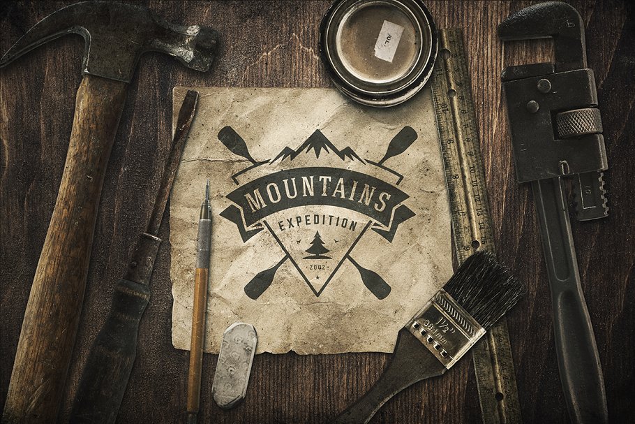 280个户外品牌Logo标志和徽章模板 280 Outdoor logos and badges插图(80)