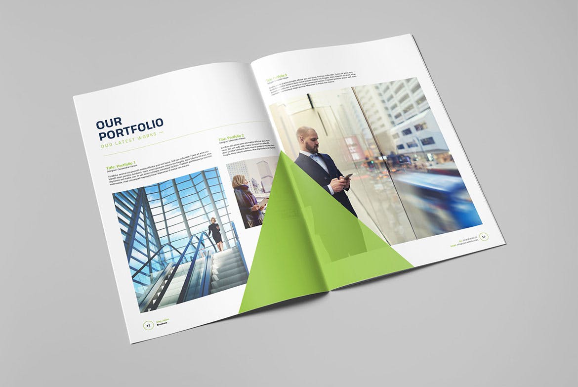 品牌推介/企业宣传画册设计模板 King Julian Brochure插图(6)