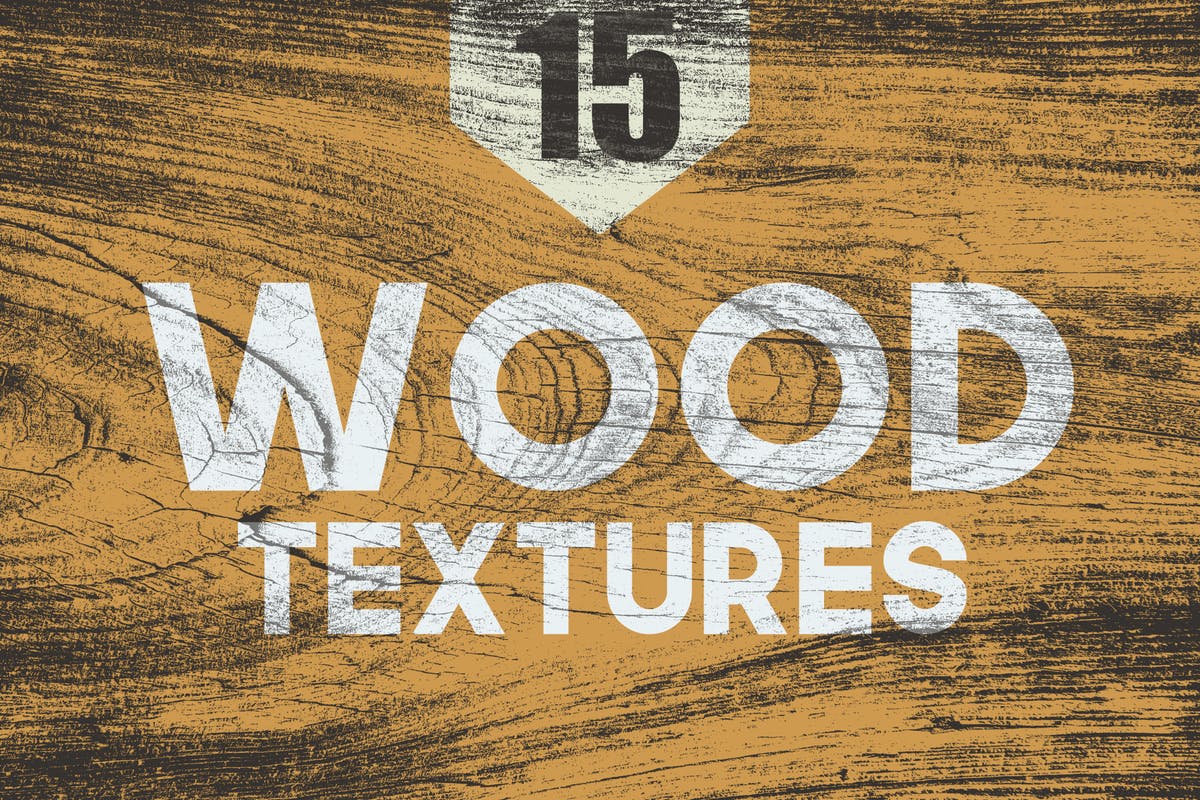 15组破裂木质纹理背景套装 15 Wood Textures插图