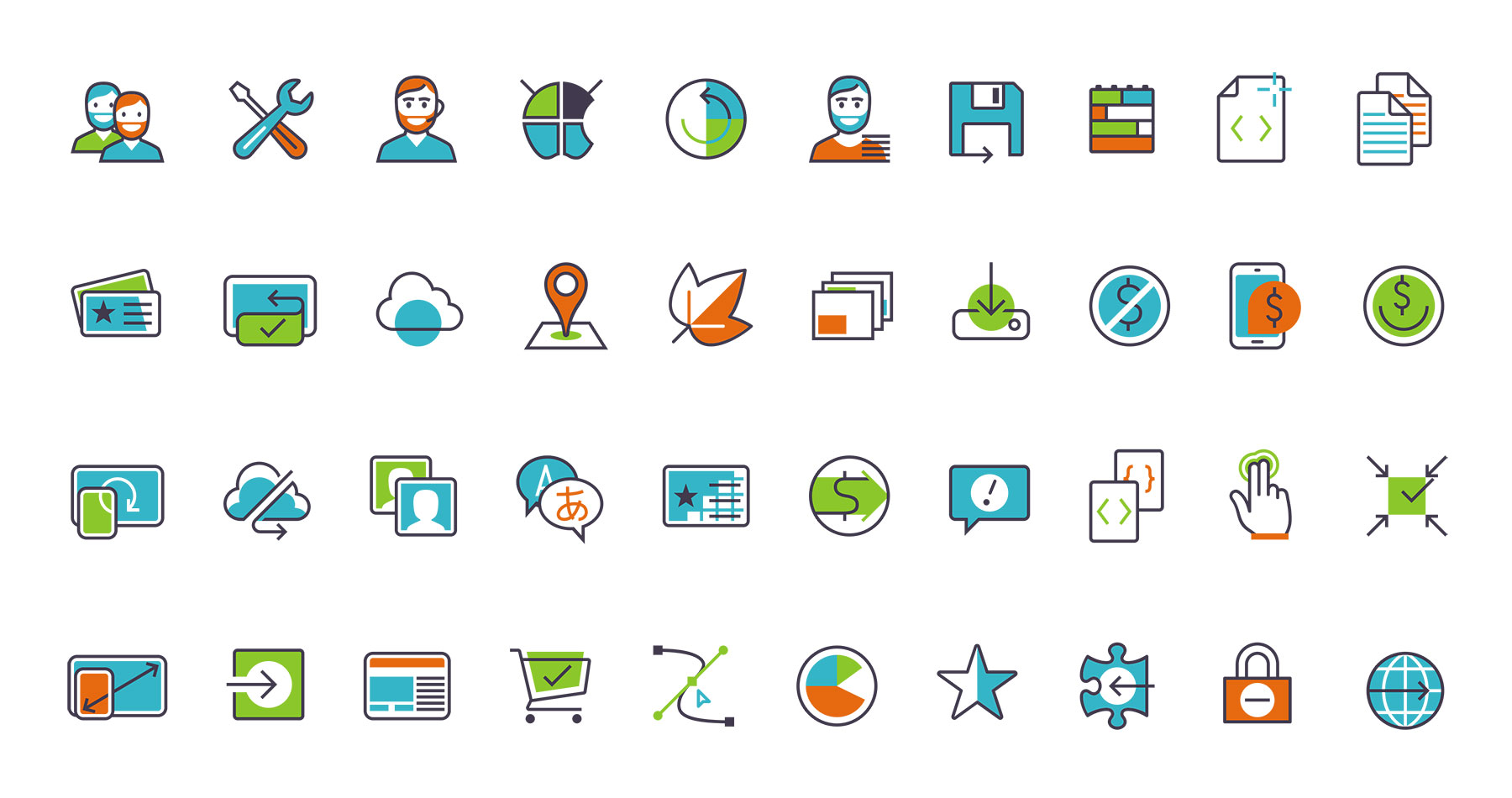 App 产品相关图标