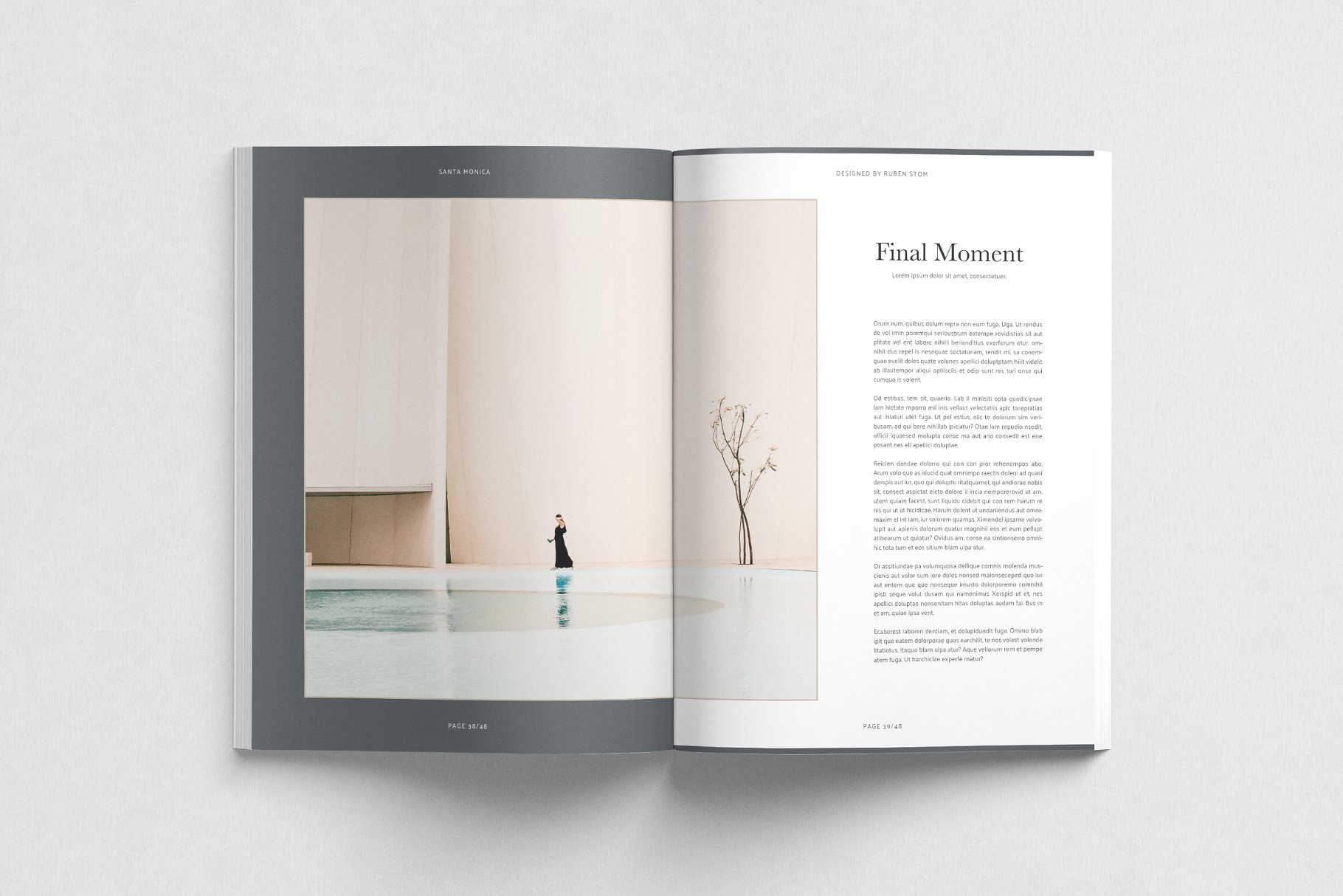 精美杂志模板 Santa Monica Magazine Template插图(5)